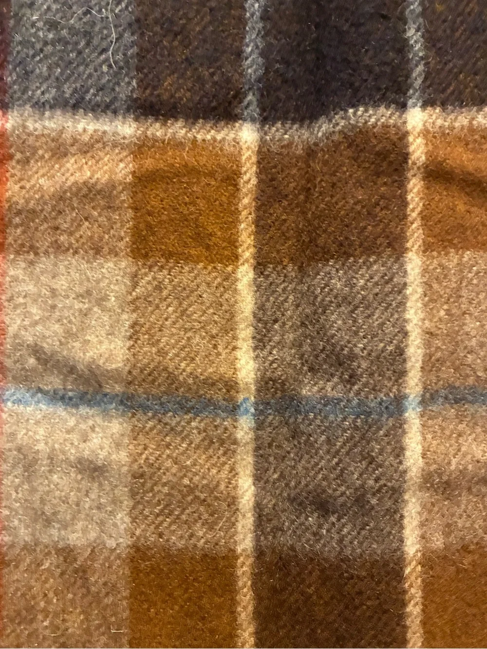 Vintage Christian Dior Monsieur plaid scarf 100% cashmere Western Germany